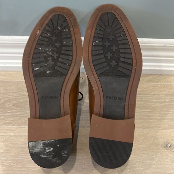 Steve Madden Brown Lace Up Shoes For Men, Size 8.5 - Picture 6 of 9